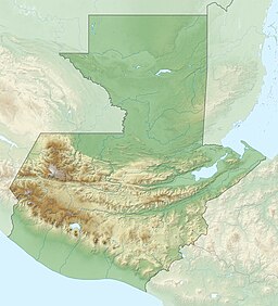 Location of Lake Amatitlán in Guatemala.