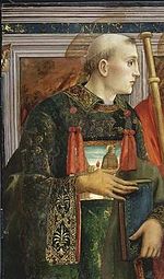 Painting of Saint Léonard