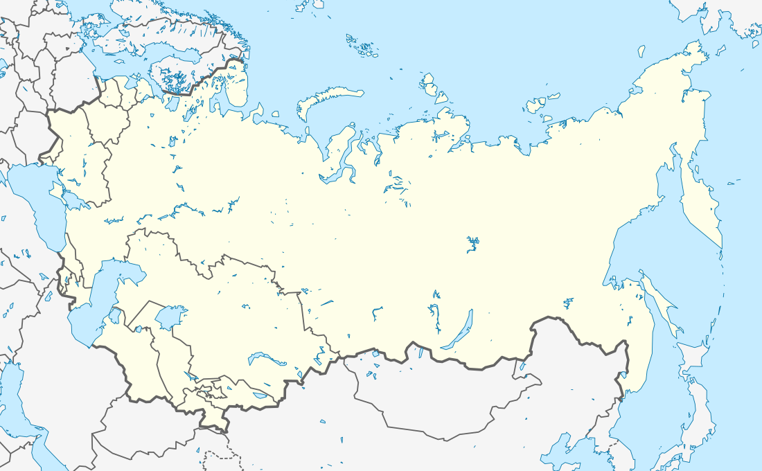 1989 Soviet Top League is located in the Soviet Union