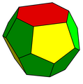 Abgeschnittenes hexagonales Trapezoeder.