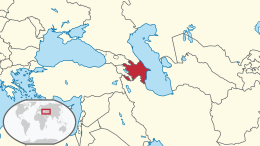 Map of Azerbaijan