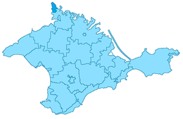 Comune di Armjansk Comune di Armjans'k – Mappa