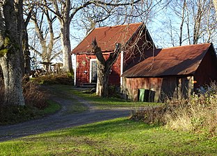 Förrådsbyggnader.