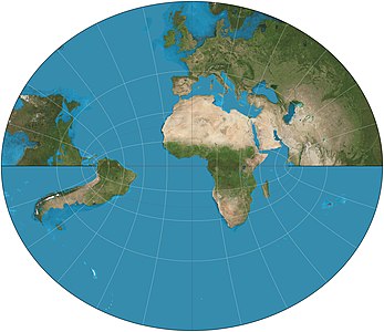 Littrow projection, by Strebe