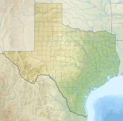 Map showing the location of Lake Mineral Wells State Park & Trailway