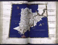 Second map of Europe (Spain). Full gold border (NYPL b12455533-427015).tif