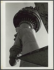 Torch and hand of the Statue of Liberty (1952)