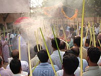 Oriental Orthodox Christians celebrating Palm Sunday