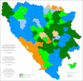 Етнички састав Босне и Херцеговине по општинама 1991. године