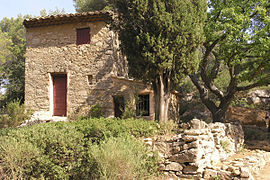 Cabanon de Cézanne des carrières de Bibémus d'Aix-en-Provence.