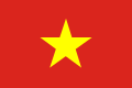 Drapeau de la république démocratique du Viêt Nam (1955-1976)