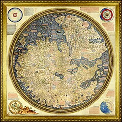 Alternate photograph of the 1459 map