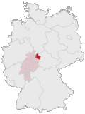 Localização de Werra-Meißner na Alemanha