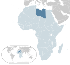 Położenie Libii