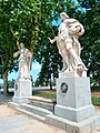 Statues of the Spanish Monarchs Isabella and Ferdinand in the Plaza de Oriente