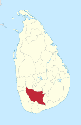 Kaart van Ratnapura