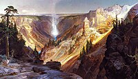 Великий Йеллоустонский каньон. Томас Моран, 1872