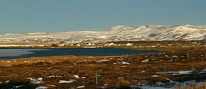 The village Vogar not far from Reykjahlíð