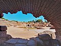 Amphitheater seen from under vault