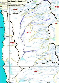 Location of Quebrada de Tarapacá