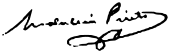 signature d'Indalecio Prieto