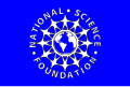 The official flag of the National Science Foundation (NSF).