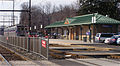 Train at Langhorne station in February 2011