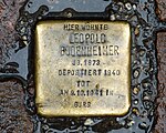 Stolperstein für Leopold Bodenheimer (Kaiser-Joseph-Straße 242)