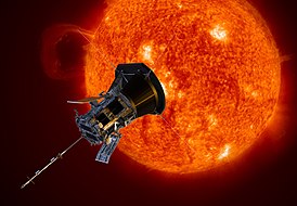 Официальный рендер Parker Solar Probe