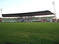 Die Haupttribüne im August 2013