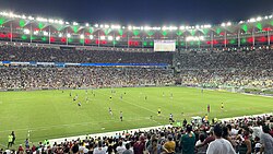 Le Maracanã lors d'un Clássico dos Gigantes entre FLU et Vasco dans le cadre de la Série A 2023 (resultat final 1:1)