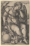 Hans Sebald Beham's Melancholia (1539)