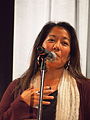 reading at Poets Unite! poets respond to, “One Life: Dolores Huerta,”