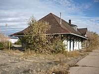 Biggar railway station a National Historic Site of Canada