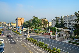 Chiayi, city near the Alishan Forest Railway.