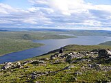 Peltojärvi meer in Inari