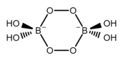 The structure of the perborate ion