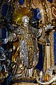 Statue of S. Ignatius by Pierre Le Gros, silver and copper alloy. Chapel S. Ignatius in the Gesù, Rome.