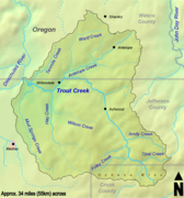 The Trout Creek watershed