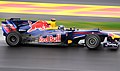 Sebastian Vettel pilotando o RB6 no GP da Coreia do Sul de 2010.