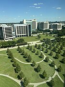 North campus buildings where imaging services and Simmons Cancer Center is located.