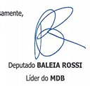 Assinatura de Baleia Rossi