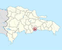 Location of ドミニカ共和国国家地区