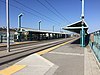 The platforms at Fashion Valley station, 2019