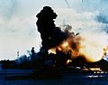 USS Arizona's forward Magazines explode