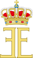 Il monogramma personale della regina Elisabetta.