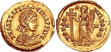 Solidus of Galla Placidia, AD 425-426.jpg