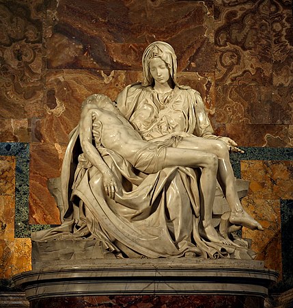 Ang Pieta ni Michelangelo.