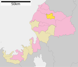 Lokasi Eiheiji di Prefektur Fukui