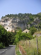 La RN 107BIS dans les gorges du Tarn.